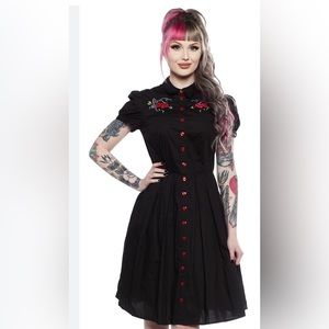 Hell-Bunny Amora dress.  Vintage inspired.